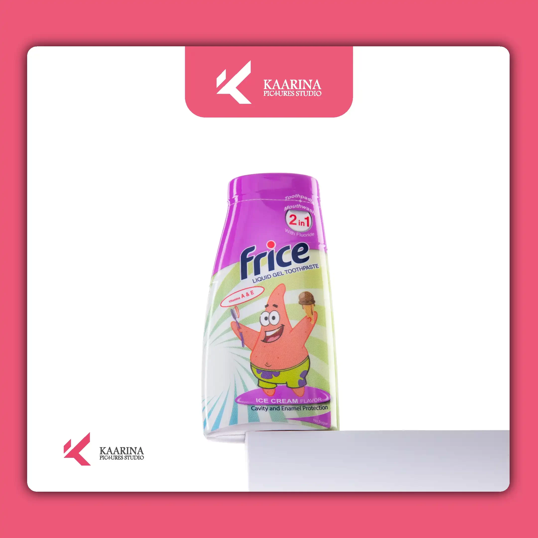 عکاسی محصول - لابراتوار دکتر اخوی - فریس Frice - استودیو تبلیغاتی کارینا پیکچرز