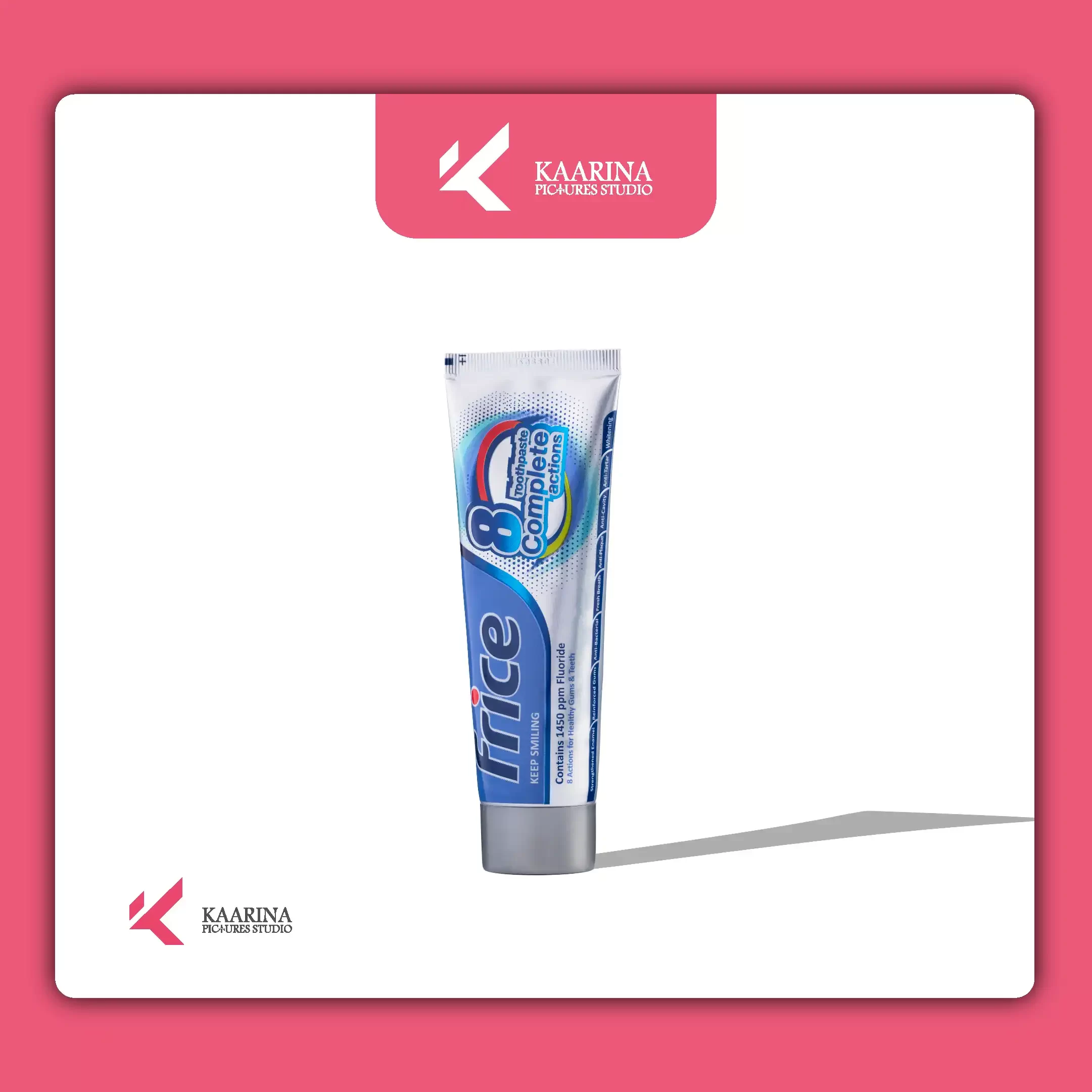 عکاسی محصول - لابراتوار دکتر اخوی - فریس Frice - استودیو تبلیغاتی کارینا پیکچرز